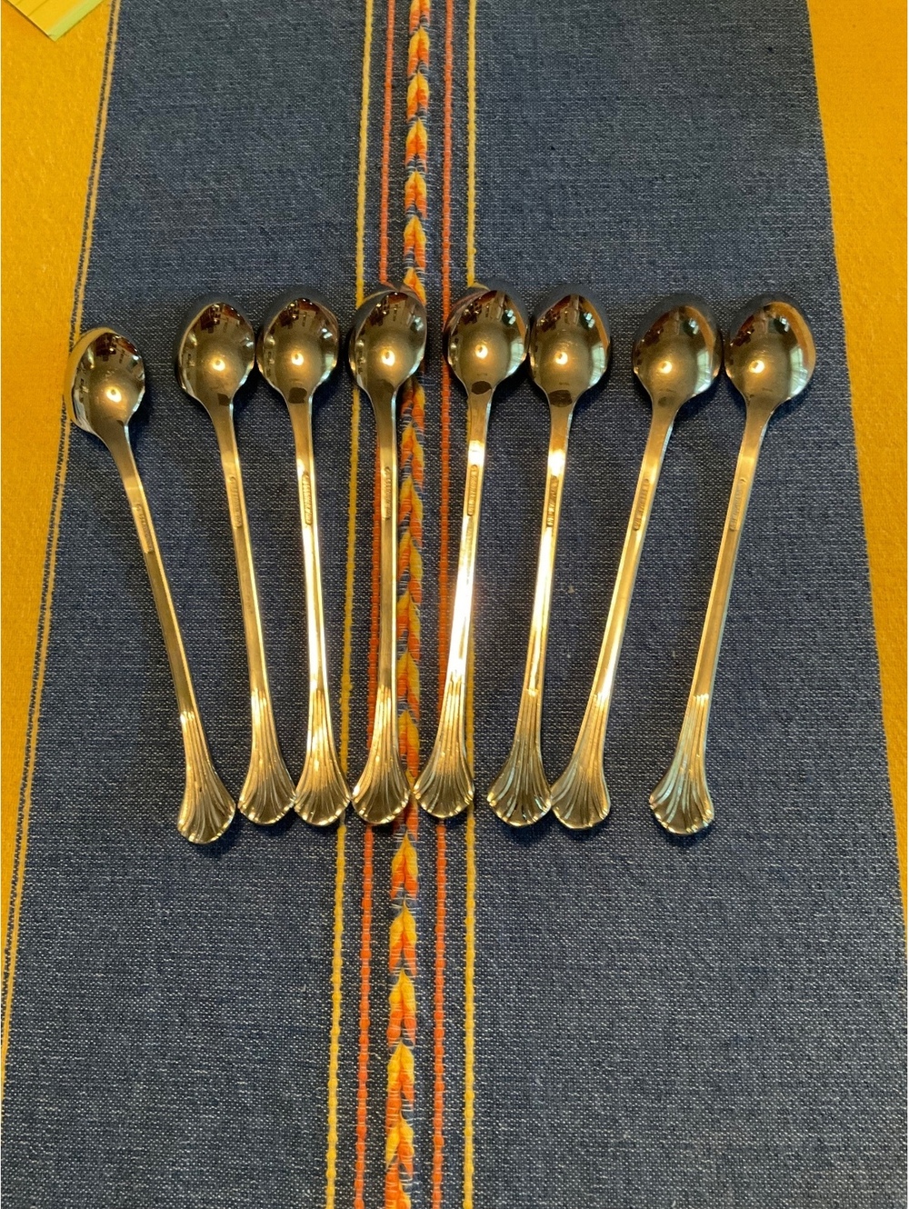 8 Gorham Ice Tea Spoons Granada Quintette